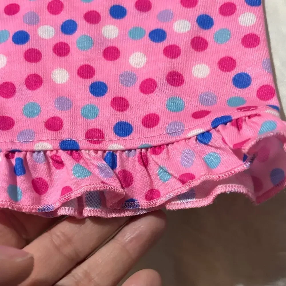 Cynthia Rowley 8 Pink Mermaid Kids Pajamas nwot polka dot bottoms Mermaid top